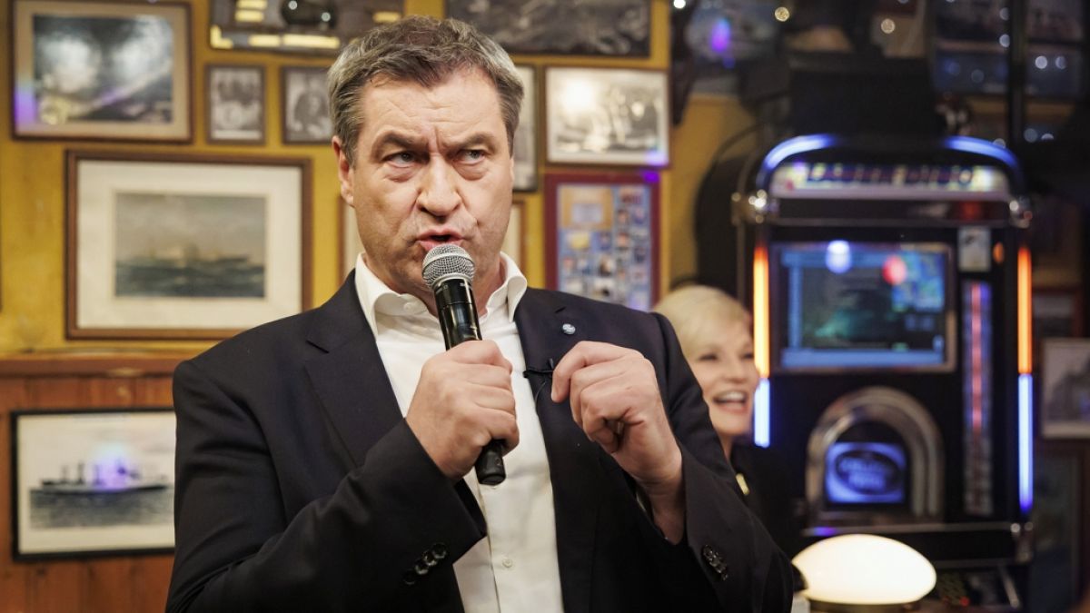 Markus Söder sang bei "Inas Nacht" Markus Söder sang bei "Inas Nacht" (Foto)