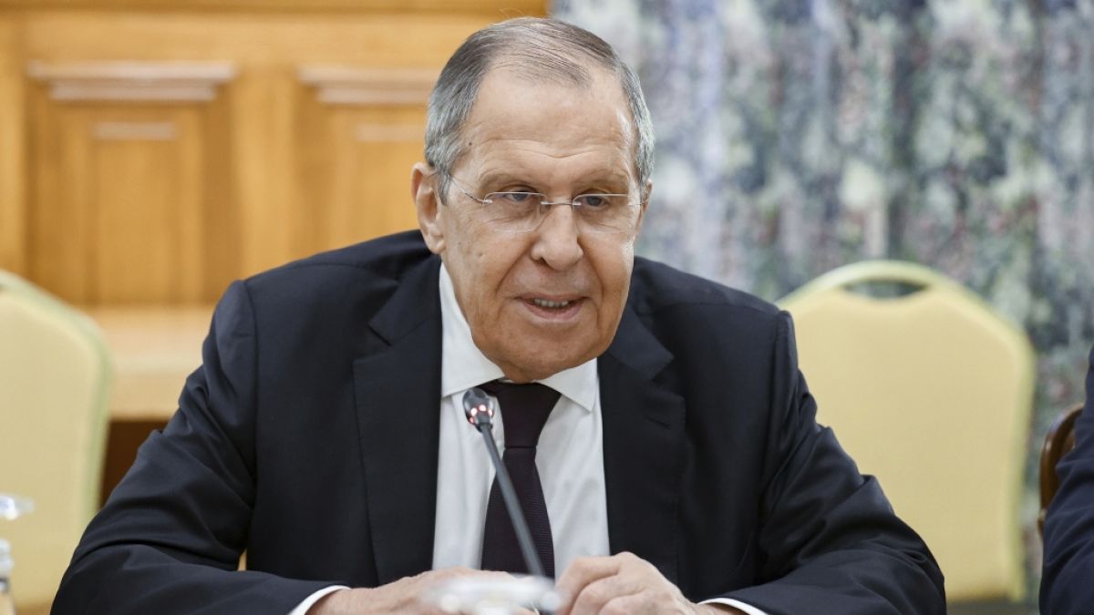 Russlands Außenminister Sergej Lawrow ist an ernsthaften Friedensverhandlungen mit der Ukraine offenbar nicht wirklich interessiert. (Foto)