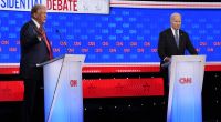 Kann Joe Biden (rechts) gegen Donald Trump gewinnen?