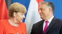 Ex-Bundeskanzlerin Angela Merkel und Ungarns Ministerpräsident Victor Orban im Jahr 2018