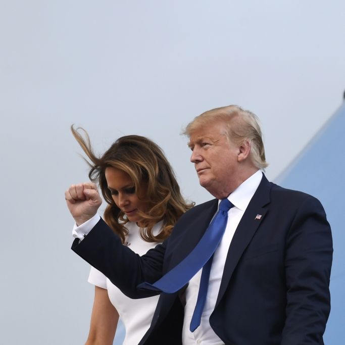 Ex-First Lady wieder aufgetaucht - und ganz nah bei Mann Donald