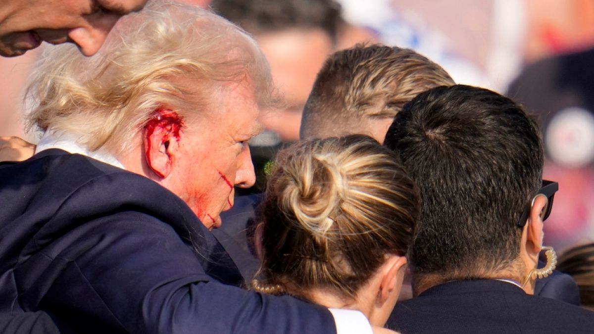 Donald Trump entging bei einem Attentatsversuch nur knapp dem Tod. (Foto)