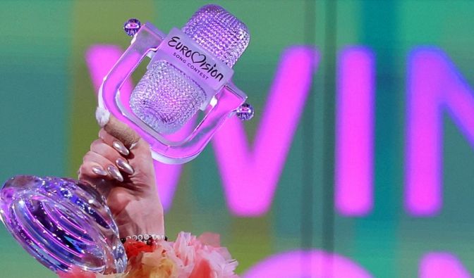 Die gläserne Trophäe des Eurovision Song Contest (ESC).