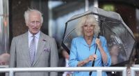 König Charles III. und Königin Camilla besuchen die Kanalinseln - das durchwachsene Wetter war nicht der einzige Störfaktor auf der Insel Jersey.