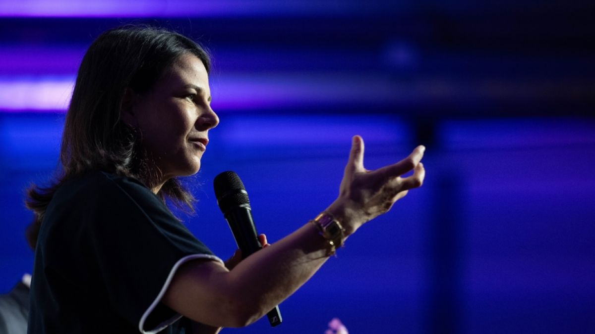 Annalena Baerbock plaudert im Podcast "Eine Stunde Zeit" ganz ungezwungen. (Foto)