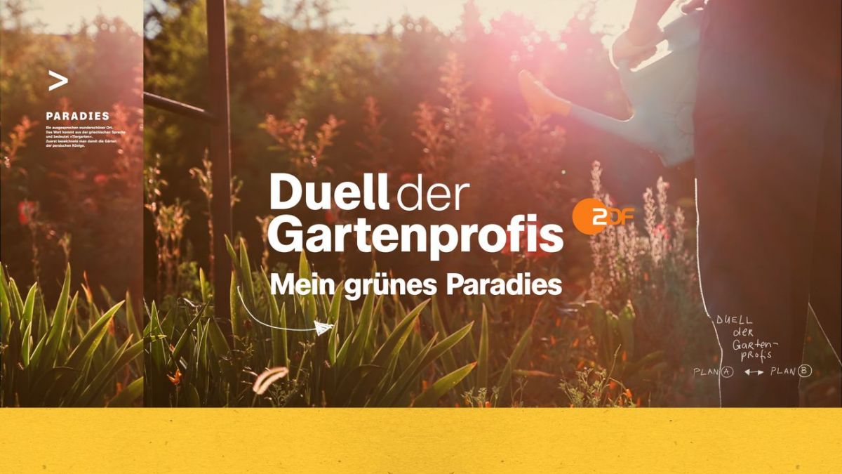 "Duell der Gartenprofis Mein grünes Paradies" vom Mittwoch bei ZDF