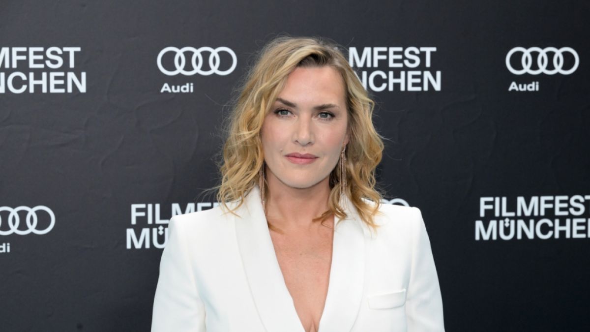Kate Winslet auf dem roten Teppich beim Filmfest in München. (Foto)