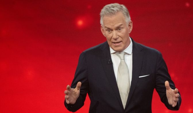 Moderator Johannes B. Kerner bei der TV-Spendengala 