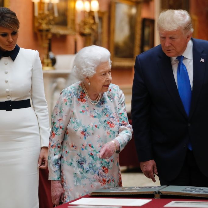 So stellt Queen Elizabeth II. Donald Trump auch nach ihrem Tod bloß