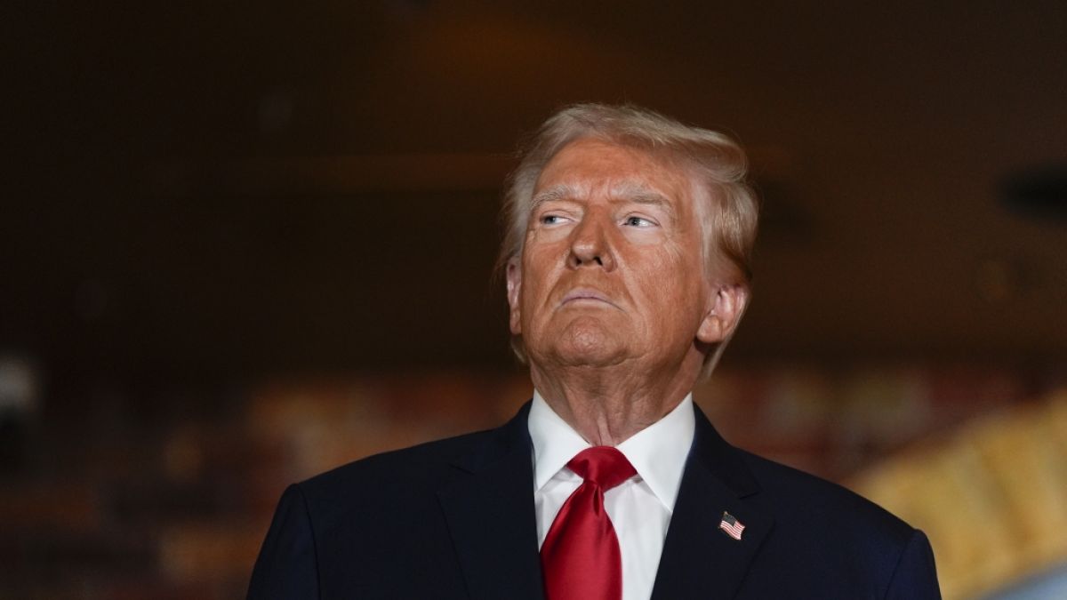 Donald Trump wirft Kamala Harris vor, sie würde die Welt in den 3. Weltkrieg stürzen. (Foto)