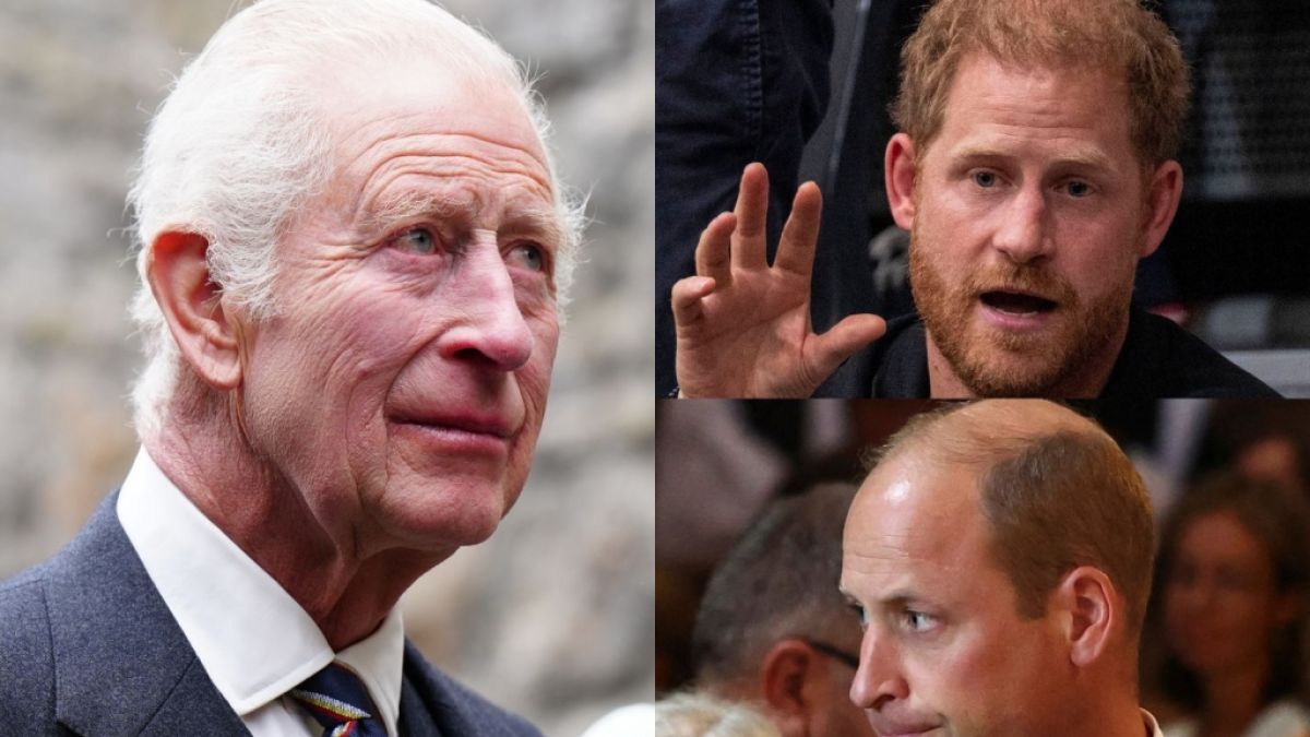 Neben König Charles III. war in den Royals-News auch für Prinz Harry und Prinz William Platz. (Foto)