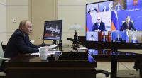 Wladimir Putin wurde von einem Aktivisten zum Rücktritt aufgefordert.