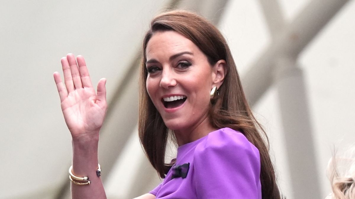 Prinzessin Kate bei Wimbledon-Finale in London. Prinzessin Kate bei Wimbledon-Finale in London. (Foto)
