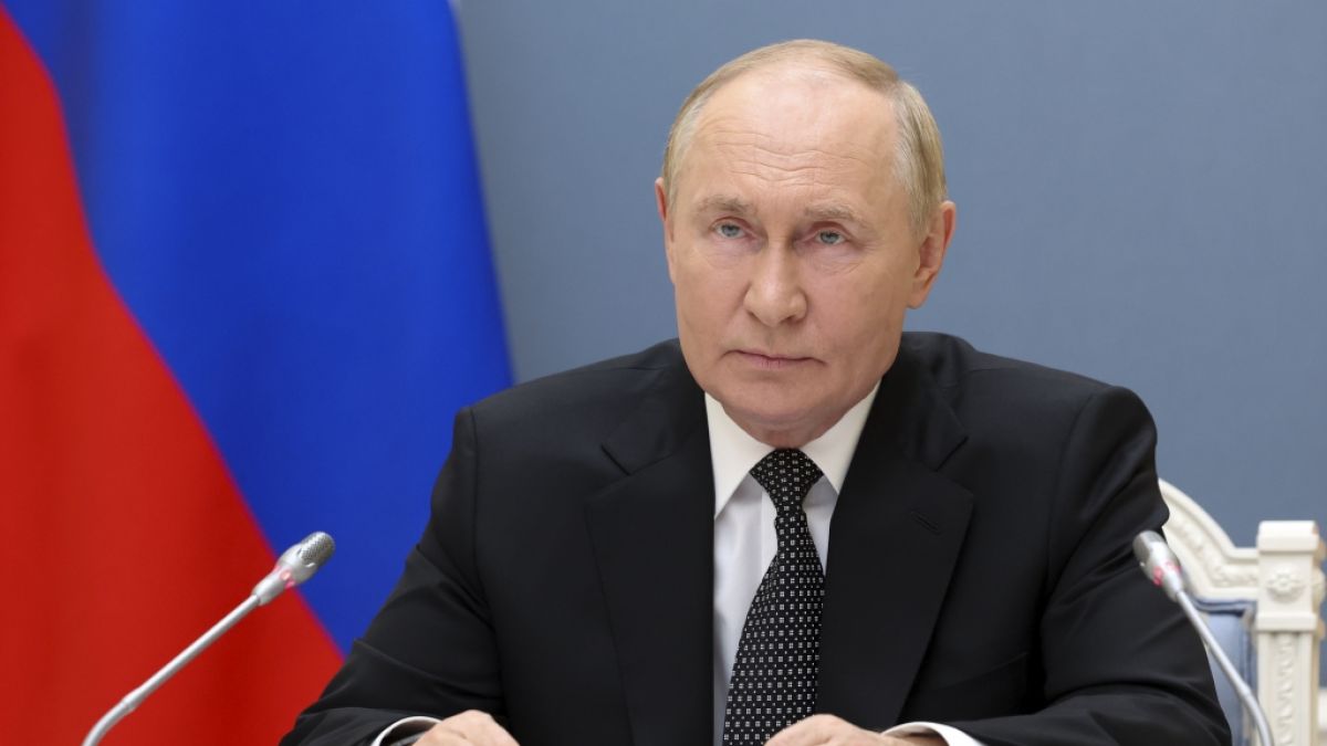 Wladimir Putin richtete eine Kriegsdrohung an die Nato. (Foto)