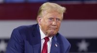 Donald Trump liegt in den landesweiten Umfragen hinter Kamala Harris.