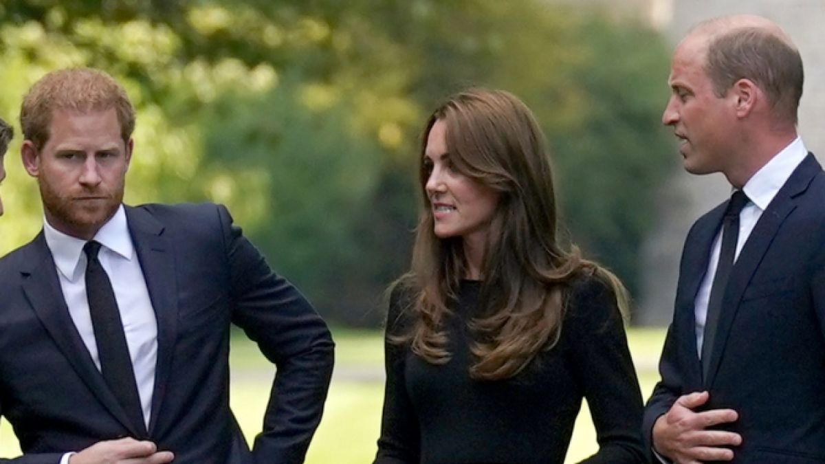 Prinzessin Kate zwischen den Fronten: Ihr Schwager Prinz Harry (li.) und ihr Ehemann Prinz William (re.) sind seit geraumer Zeit verkracht. (Foto)