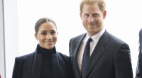 Da hilft auch das eleganteste Lächeln nicht: Meghan Markle und Prinz Harry wurden kurzerhand verbannt.