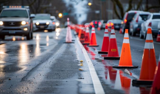An Begrenzungen im Straßenverkehr haben sich die meisten Autofahrer in Deutschland schon gewöhnen müssen. Überall wird ausgebaut und erneuert. (Symbolbild)