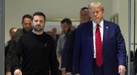 Wolodymyr Selenskyj und Donald Trump während ihres Treffens im Trump Tower.
