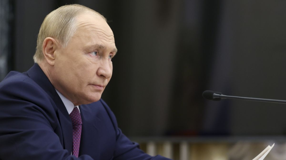 Wladimir Putin muss sich scharfe Worte gegen Russland vom ukrainischen Abgeordneten Oleksij Hontscharenko anhören. (Foto)