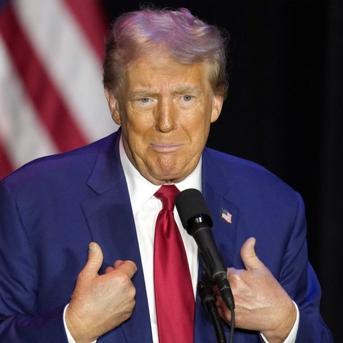 Foto-Blamage für Trump - Ex-Präsident verspottet als Putins Schoßhündchen