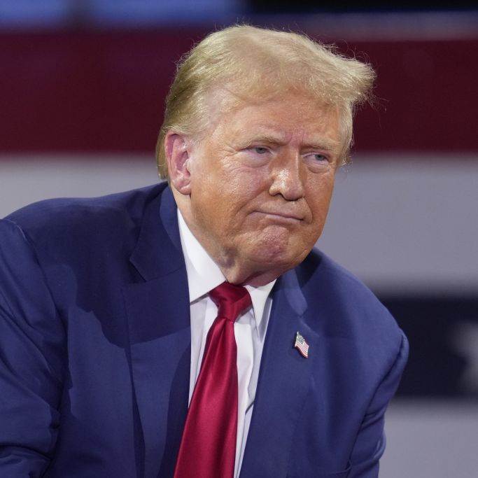 Hier konnte Donald Trump seine Verachtung nicht mehr unterdrücken