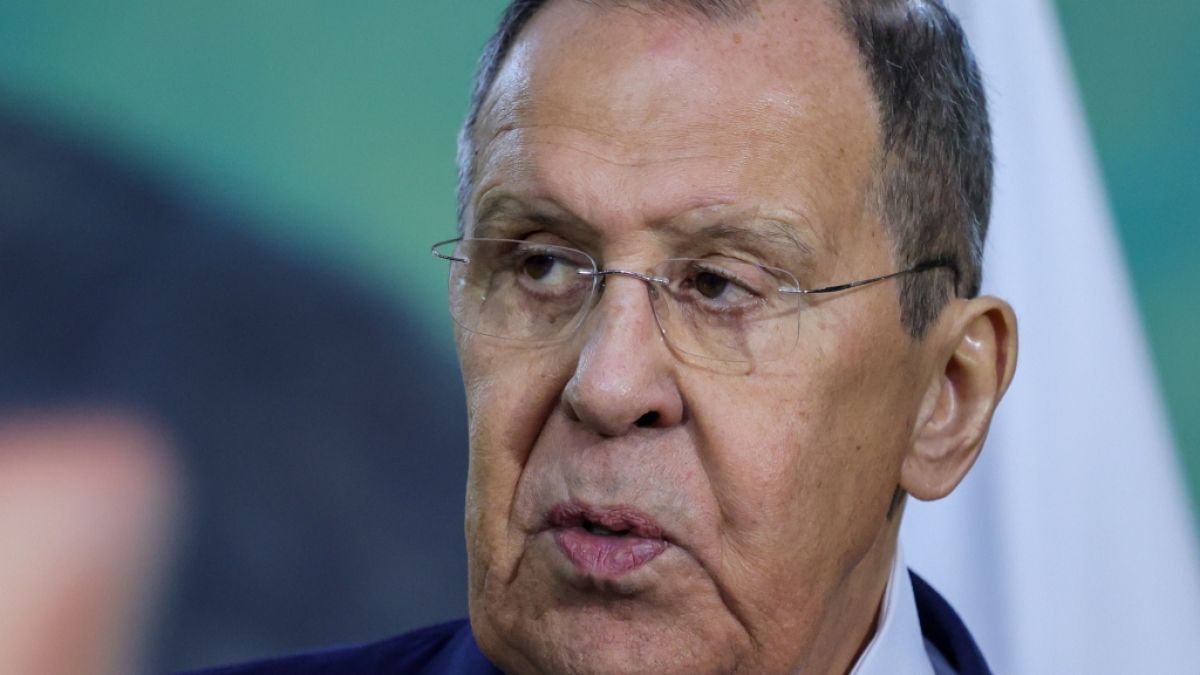 Der russische Außenminister Sergej Lawrow hat die USA vor "gefährlichen Konsequenzen" im Zusammenhang mit dem Ukraine-Krieg gewarnt. (Foto)