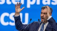 Markus Söder polterte auf dem CSU-Parteitag in Augsburg gegen die Grünen.
