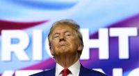 Donald Trump plant eine Kundgebung in New York.