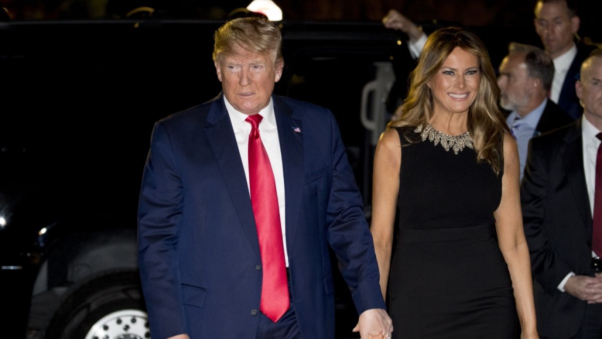 Donald Trump zitterte vor Melania Trumps Buch. (Foto)