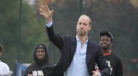 Prinz William ungewohnt lässig mit Drei-Tage-Bart bei einer Veranstaltung der NFL Foundation.