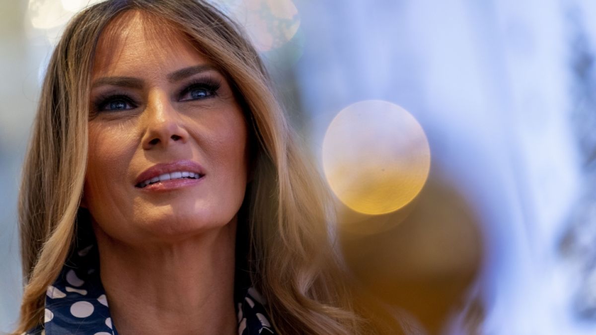 Melania Trump zeigt sich im Wahlkampf nur selten an der Seite ihres Mannes. (Foto)