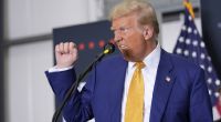 Donald Trump ließ sein Publikum stundenlang sitzen.