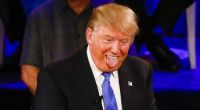 Schon im März 2016 hatte Donald Trump, damals noch vor Beginn seiner Amtszeit als US-Präsident, seine Gesichtszüge in der Öffentlichkeit nicht unter Kontrolle.