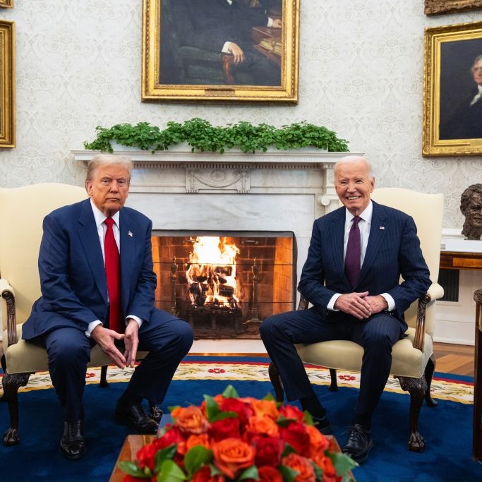 Beim Biden-Treffen verrät Trumps Körpersprache einen Persönlichkeitswandel