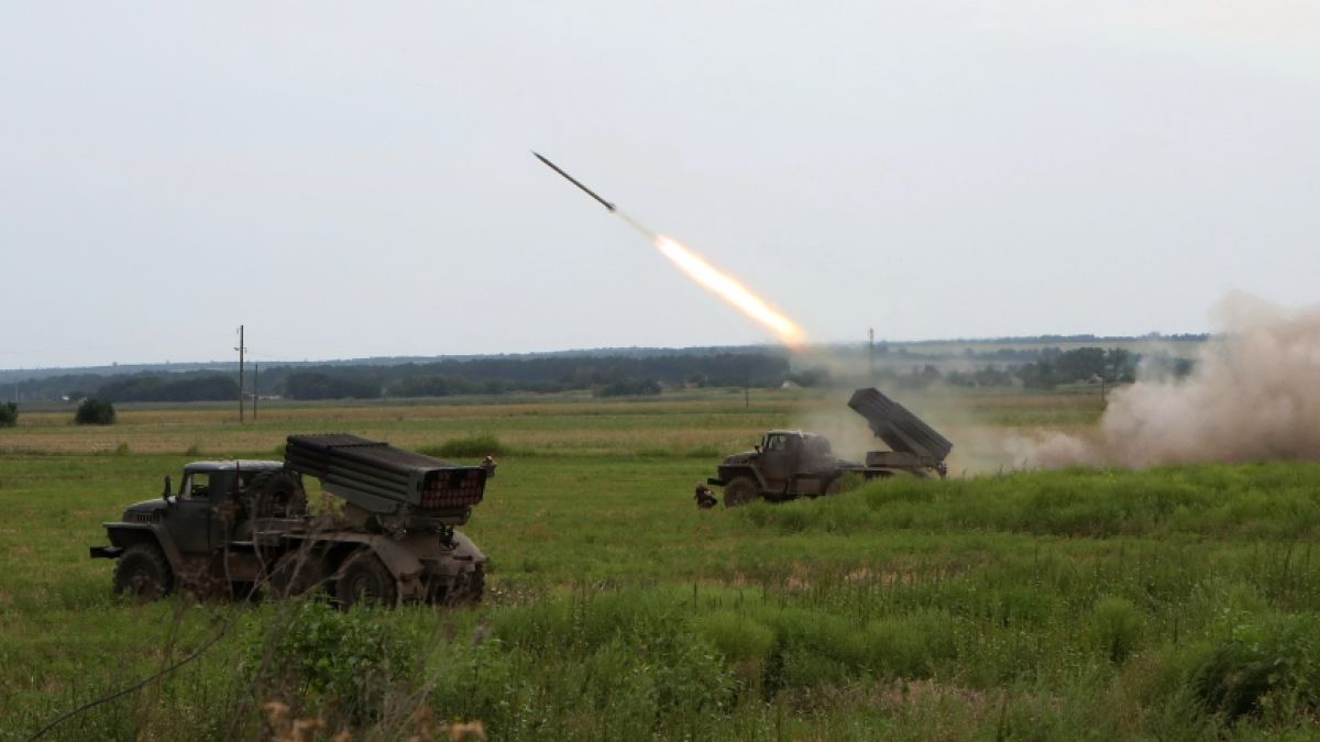 BM-21-Raketenwerfer werden auf beiden Seiten im Ukraine-Krieg eingesetzt (hier ein Ukraine-Modell). (Foto)