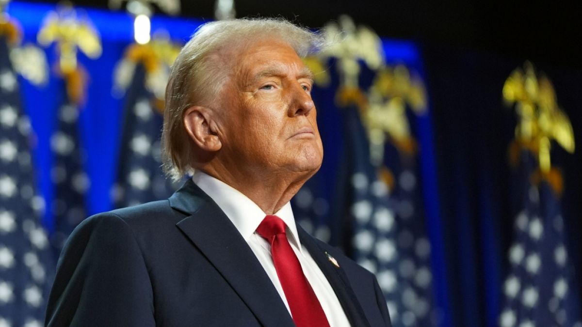 Donald Trump droht laut Analyst Hayes Brown ein Absturz. (Foto)