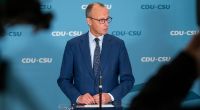 Friedrich Merz (CDU) spricht auf einer Pressekonferenz im Bundestag (Archivbild).