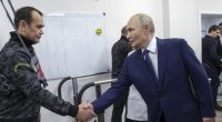 Wladimir Putin besucht das Nationale Medizinische Forschungszentrum für Traumatologie und Orthopädie.