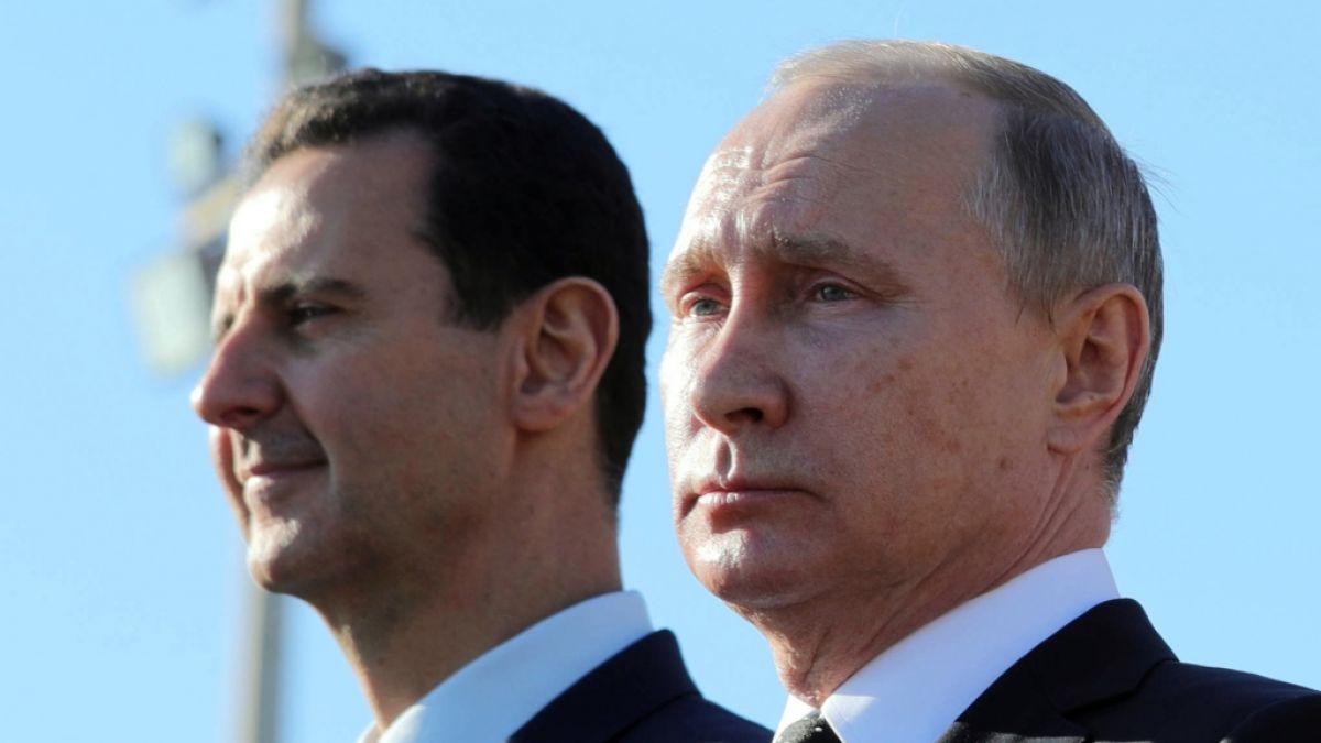 Baschar al-Assad mit Wladimir Putin (Foto)