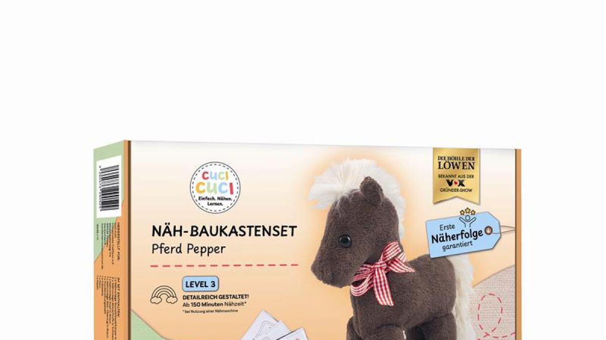 Wir haben das Nähset "Pferd Pepper" getestet. (Foto)