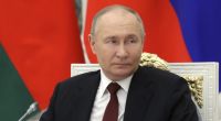 Wladimir Putin droht mit seiner neuen Hyperschallwaffe.