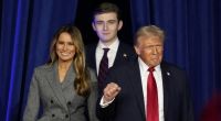 Barron Trump (Mitte) ist der jüngste Sohn von Donald und Melania Trump.