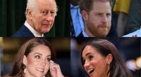 König Charles III., Prinz Harry, Prinzessin Kate und Meghan Markle waren 2024 Dauergäste in den Royals-News.
