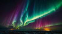 An Silvester könnten Polarlichter über Deutschland tanzen.