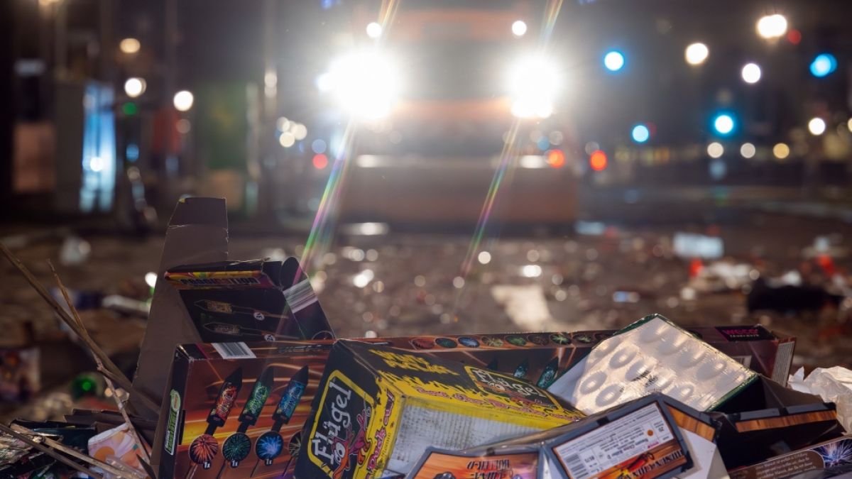 Umweltverschmutzung zur Silvesternacht 2024-2025 (Foto)