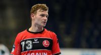 Timo Kastening bei einem Handballspiel.