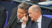 Olaf Scholz hat Robert Habeck öffentlich gerügt.