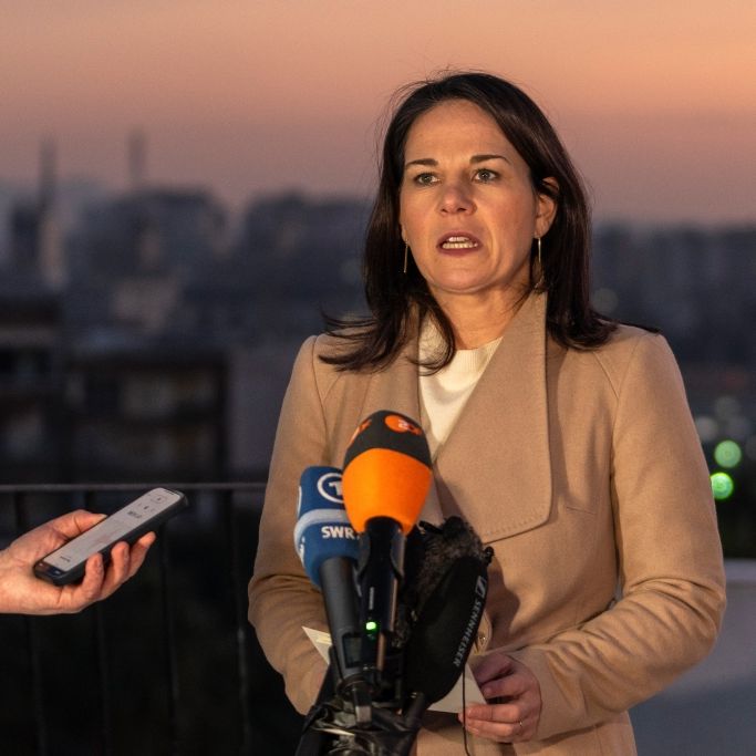 Außenministerin Baerbock zensiert - Syrien-Machthaber machen Bilder unkenntlich