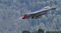 Ein ukrainischer Pilot soll mit einem Kampfjet vom Typ F-16 sechs russische Marschflugkörper abgeschossen haben. (Symbolfoto)